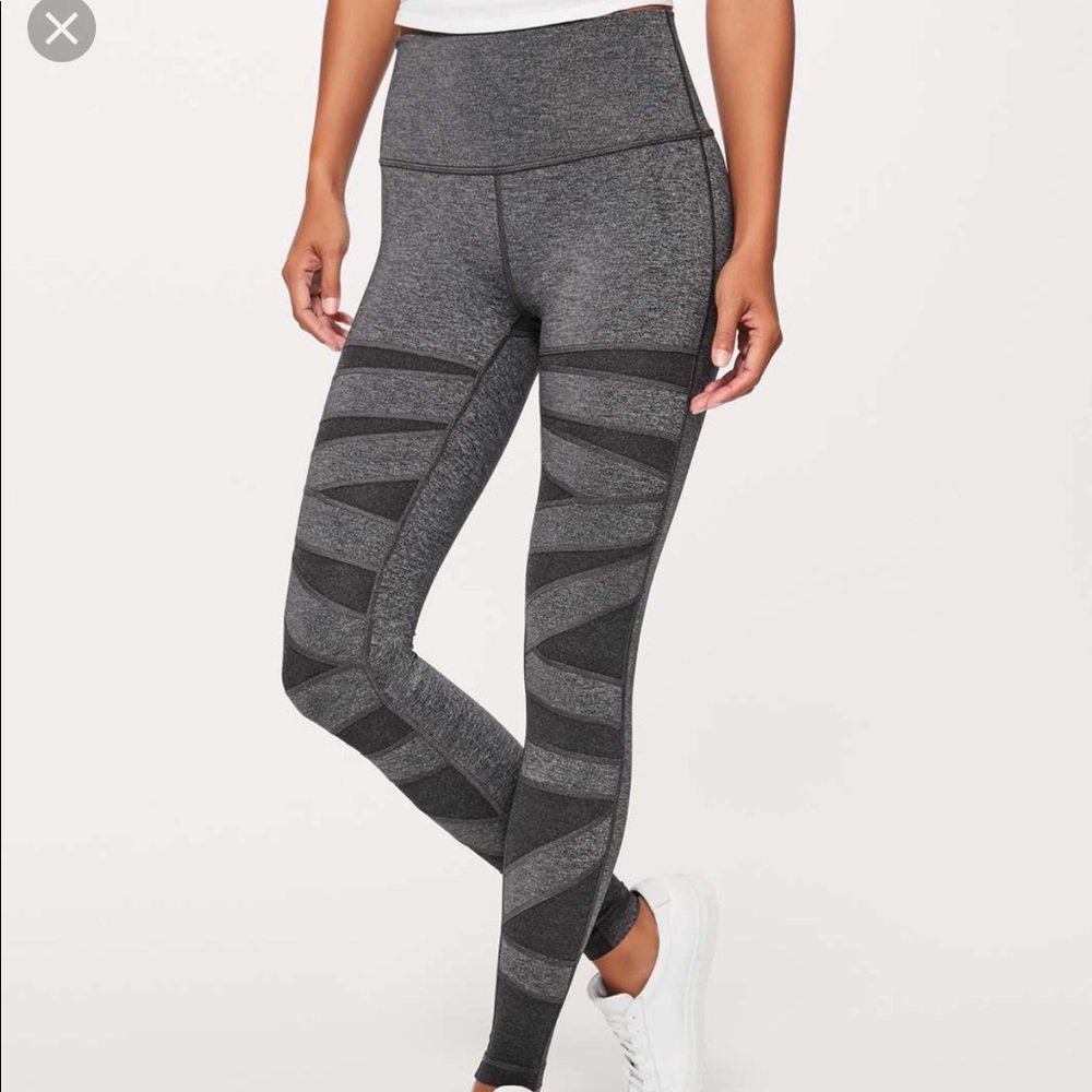 Rare Lululemon tech mesh high rise
